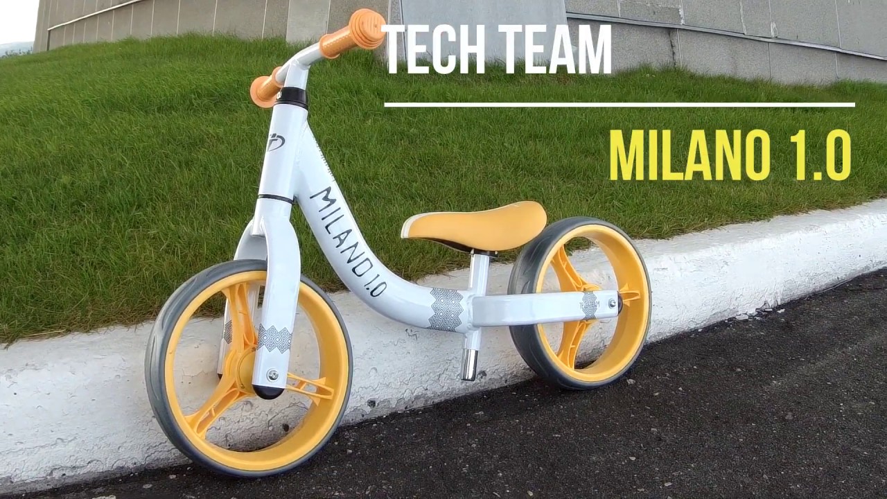 Беговел Tech Team Milano 1.0 | Легкий велобег от TECH TEAM смотреть онлайн