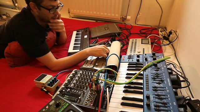 EBM(?) acid ballad : Reface DX, TB-303, TR-505 (LinnDrum mod!) смотреть онлайн