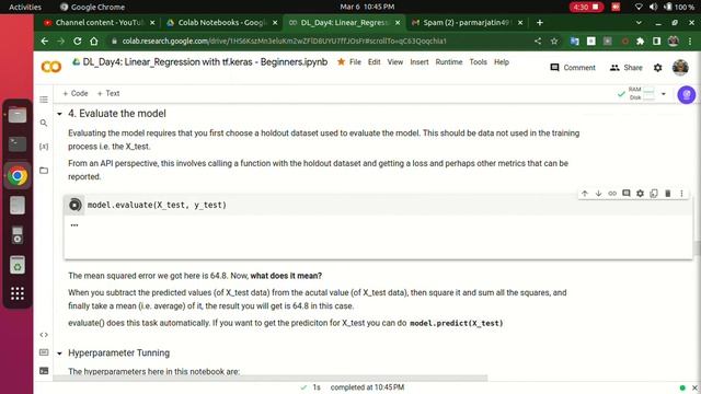 Python Linear Regression with tf keras смотреть онлайн
