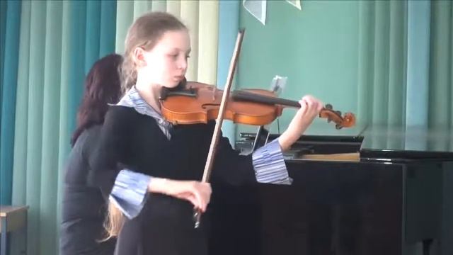 Александра Неснова Ф Гендель Соната для скрипки № 6 1 и 2 часть смотреть онлайн