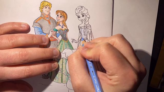 Frozen Coloring Page | Elsa, Anna, Olaf And Kristoff | Disney