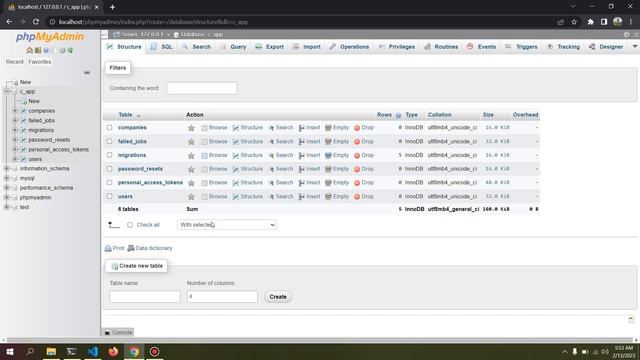Laraval Migration | table creation Part 2 [laravel 9] смотреть онлайн