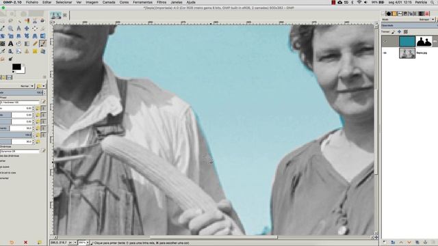 Como colorir fotos antigas no Gimp смотреть онлайн
