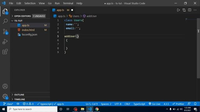 Typescript tutorial for beginners in Hindi #25 Class basic смотреть онлайн