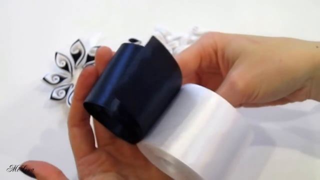 Резинки канзаши, МК / DIY Scrunchy with Kanzashi flowers смотреть онлайн