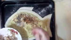 МК пирог ЗОЛОТАЯ РЫБКА. Рыбный пирог. Слоеный Пирог с Рыбными консервами.