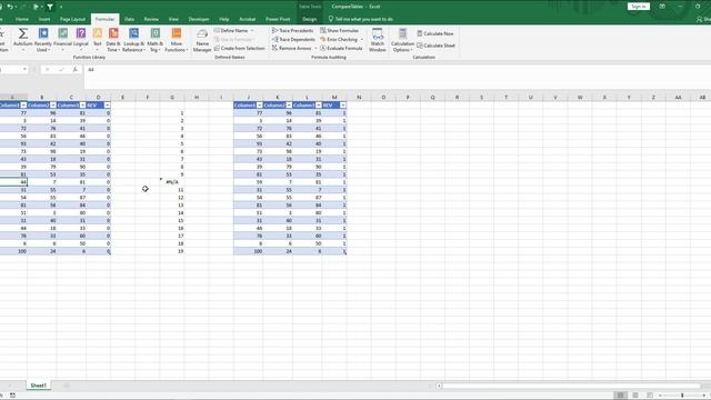 Сравнение Таблиц в Excel с Условным Форматированием смотреть онлайн