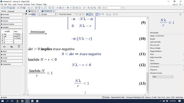 Week 4 part 4 (Stability Analysis with Maple) смотреть онлайн