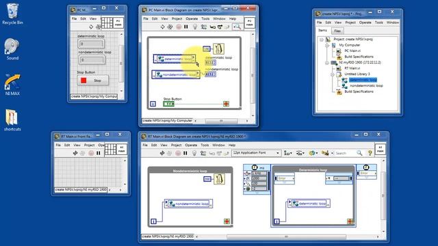 LabVIEW procedure: Create a network-published shared variable (NPSV) смотреть онлайн