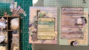 Мастер-класс создаём развороты в альбом / скрапбукинг/ tutorial / scrapbooking/ album