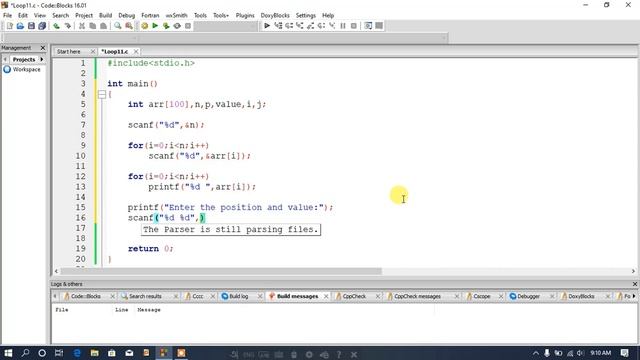 C programming Bangla - 69 Insert an element in array смотреть онлайн