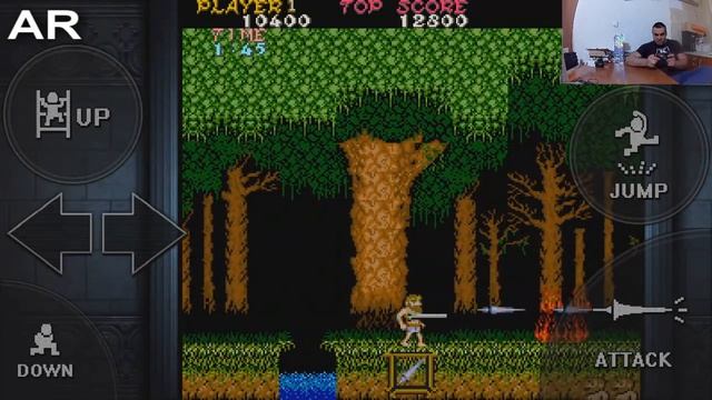 Ghosts'n Goblins MOBILE - GAMEPLAY ANDROID -FaceCAM смотреть онлайн