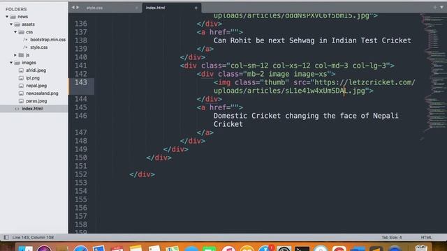 News site Design with HTML, CSS and Bootstrap смотреть онлайн