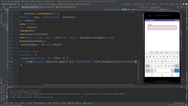 Jetpack Compose Material 3 Complete Tutorial Kotlin Android Studio 7: Auto Complete TextView смотреть онлайн