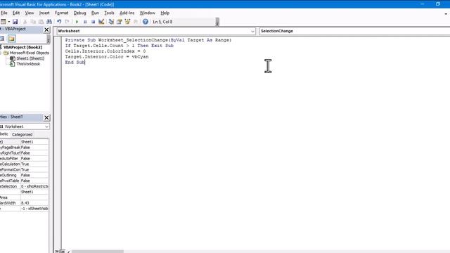 Excel VBA Code - IF THEN Functions to Color a Cell with VBA on Selection смотреть онлайн