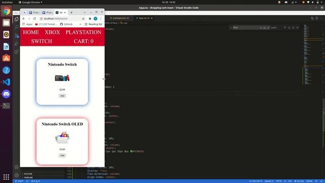 Responsive Shopping Cart With React смотреть онлайн