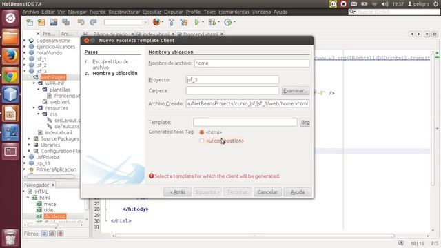 VideoTutorial 3 del Taller Práctico de Java Server Faces. Facelets Template en JSF смотреть онлайн