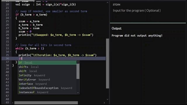 ambient coding Russian multiplication in Kotlin #ambient #coding #programming #notalking смотреть онлайн