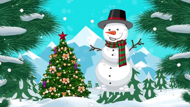 Новогодняя музыкальная открытка !! C наступающим 2020 годом !! смотреть онлайн