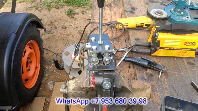 Самодельный джойстик на гидрораспределитель Р40