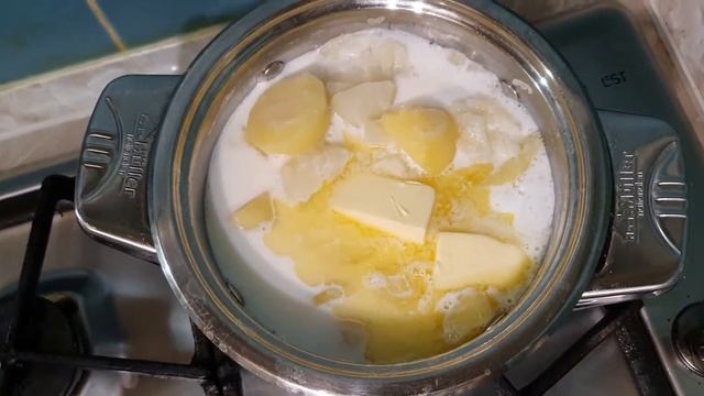 Пюре картофельное на молоке. смотреть онлайн