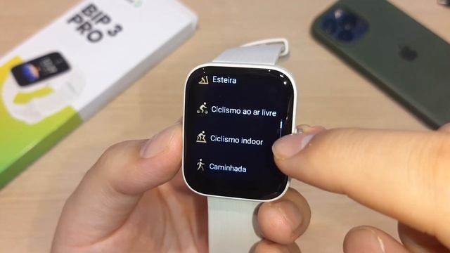 AMAZFIT BIP 3 PRO Unboxing Review - GPS, TELA GRANDE E BOM ACABAMENTO! Mas Vale A Pena? É Bom?