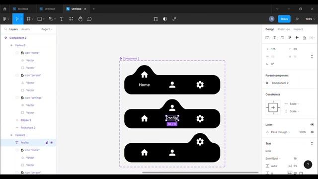 Navigation menu animation figma | Magic indicator figma смотреть онлайн