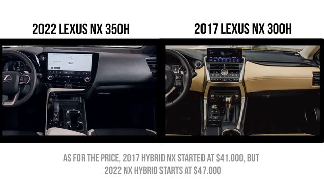 2022 Lexus NX hybrid 2022 vs 2017 - New Features! 350h vs 300h смотреть онлайн