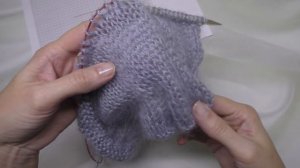 Объемный шарф с косами из мохера. Схема узора. Подробный мастер- класс.