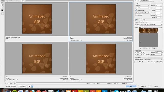 Photoshop: Exporting PSD Animation As A GIF (Video 7) смотреть онлайн