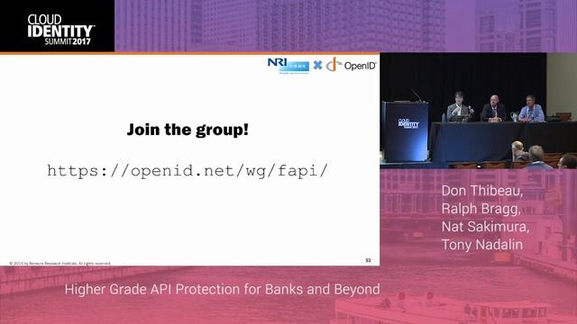 6/19 | Higher Grade API Protection for Banks and Beyond | CIS 2017 смотреть онлайн