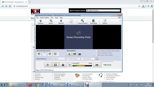 NCH Debut Video Capture Software как активировать, серийный ключ