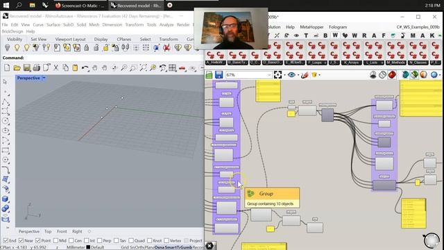 THE POWER OF C# NODE SCRIPTING IN GRASSHOPPER FOR RHINO3D 009 смотреть онлайн