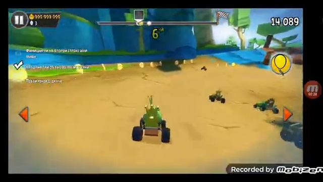 Играю в Angry Birds GO 2 часть смотреть онлайн