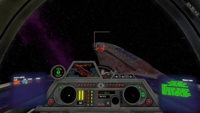 X-wing Alliance Upgrade - Battle 1 - Mission 3 - ALL GOALS - Reconnaissance of Imperial Task Force смотреть онлайн
