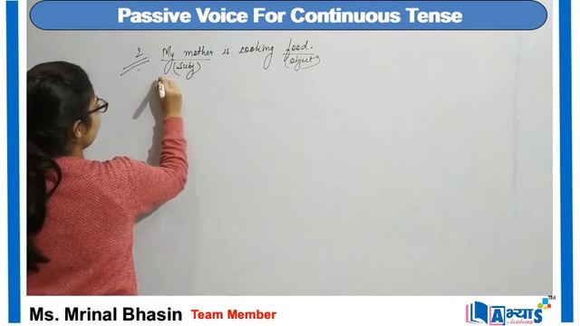 Passive Voice For Continuous Tense | English | Active Passive Voice | Ms. Mrinal | abhyasonline.in смотреть онлайн