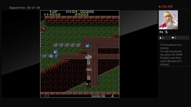 Arcade Archives KIKI KAIKAI (PS4) One Credit Game Sample смотреть онлайн