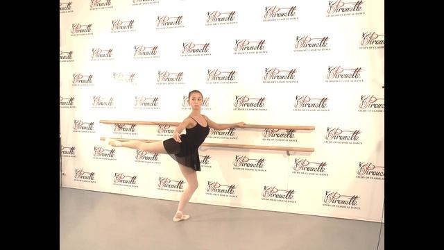 "PIROUETTE" 14.14.01 Fouetté поворот через passe на 90% к палке и от палки смотреть онлайн