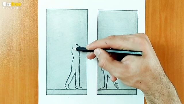 How To Draw Romantic Scenery of Couple in Love - Pencil Drawing Girl and Boy смотреть онлайн