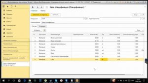 УНФ работа со спецификациями
