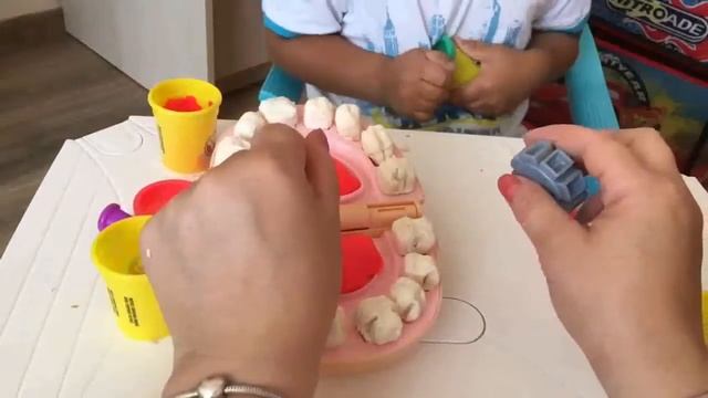? обзор Мистер зубастик  Play Doh, Doctor Drill'n Fill, El Dentista Bromista, Docteur Denti-Brille