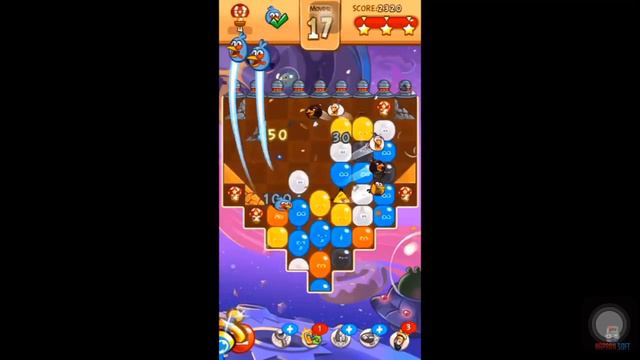 Angry Birds Blast - 3 Stars Walkthrough Level 71 [4K 60FPS] смотреть онлайн