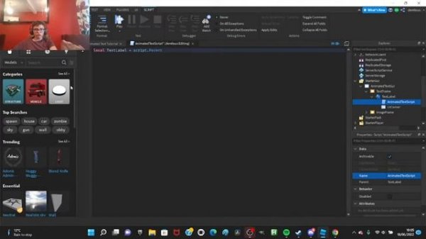 HOW TO MAKE ANIMATED TEXT!!!(Roblox Studio Tutorial)