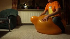 sit 2 pop a 36" balloon