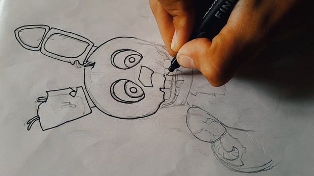 Drawing Springtrap || Springbonnie From FNAF 3