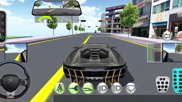3rd driving class car simulator. car accident. смотреть онлайн