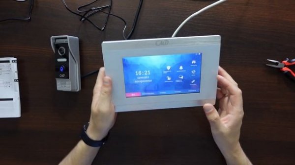Обзор, подключение Android IP домофона и вызывной панели CMD