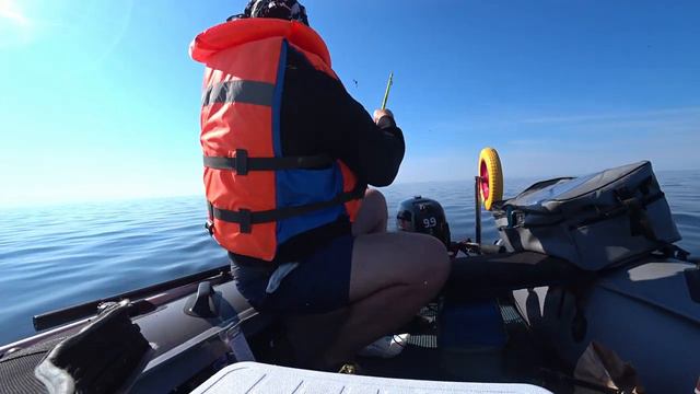 Рыбалка в Вологодской области. Белое озеро. Троллинг