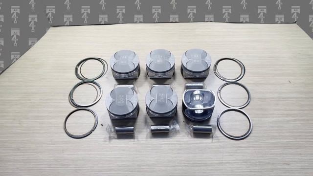 Новые поршни с кольцами на двигатели 2.4л бензин BDW на Audi смотреть онлайн
