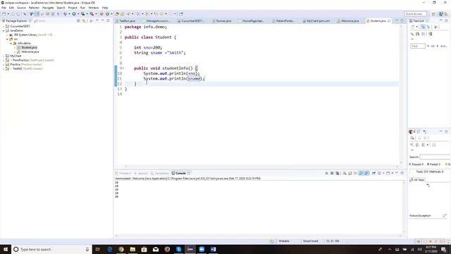 Java Create Object & Method Overloading Class 1 смотреть онлайн